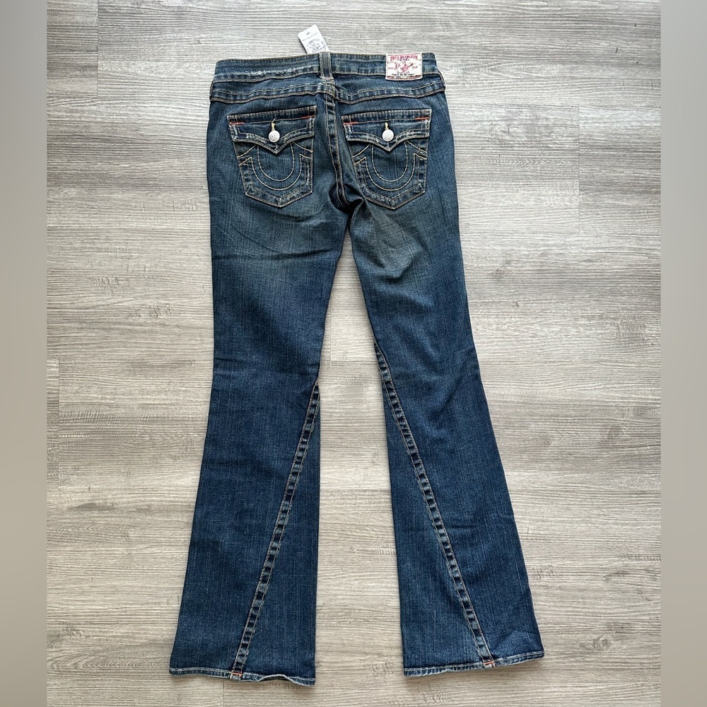 True Religion Dark Blue Flare Jeans Sz 28 new without tag